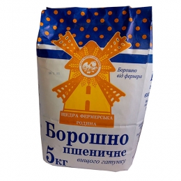 Борошно вищого  ґатунку, 5 кг