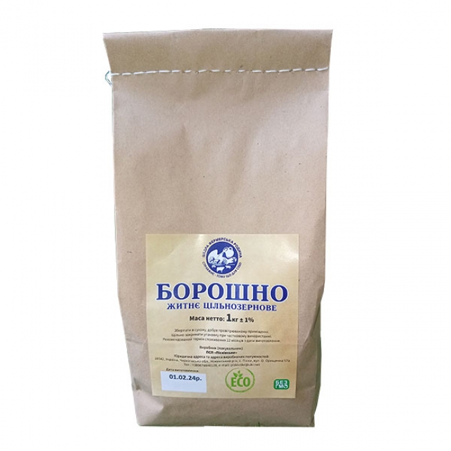 Борошно житнє цільнозернове